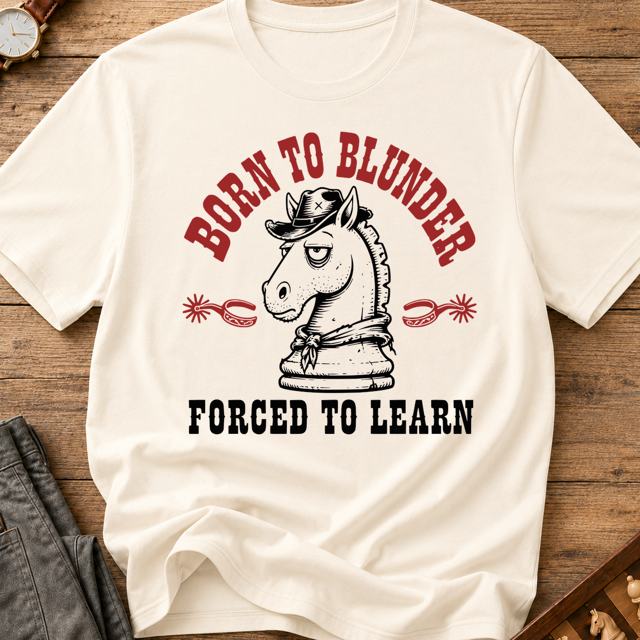 Born To Blunder Forced To Learn T-Shirt