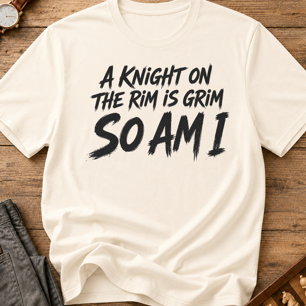 A Knight On The Rim Is Grim T-Shirt