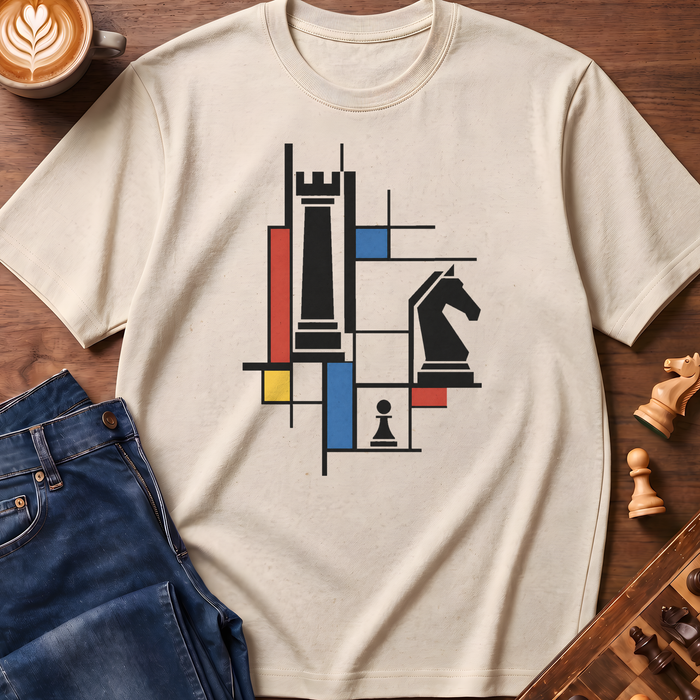 De Stijl Chess T-Shirt