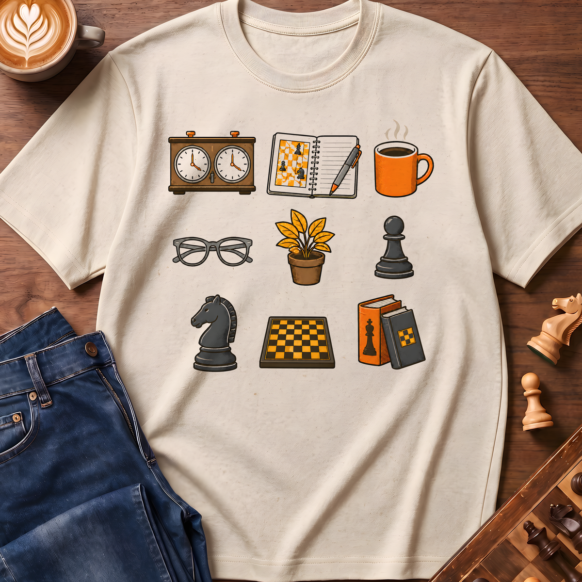 Chess Player's Desk T-Shirt