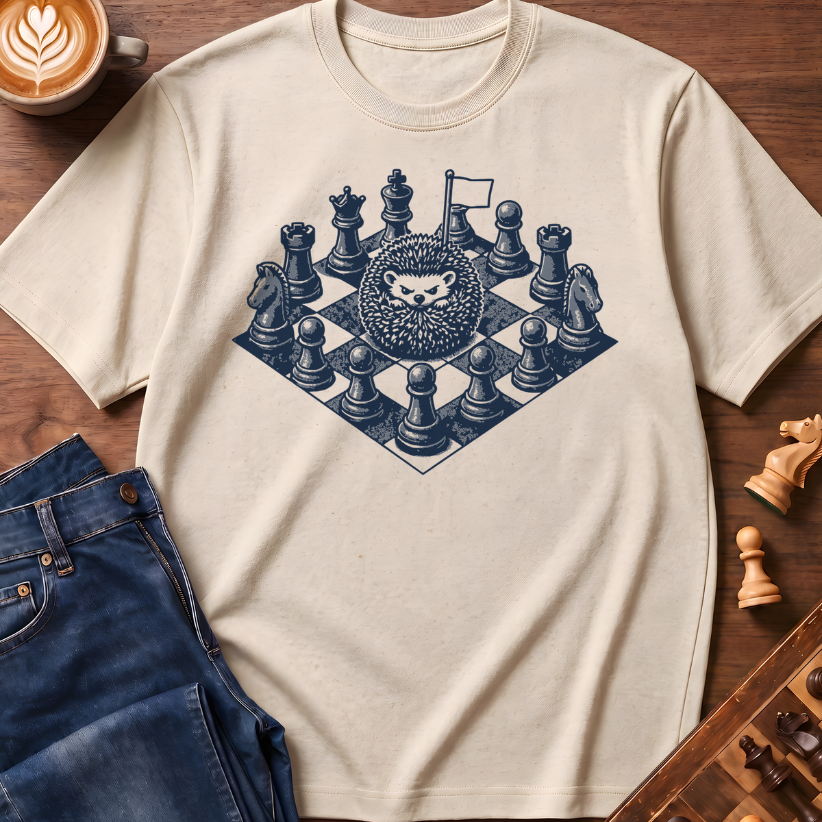 Chess Set Study T-Shirt
