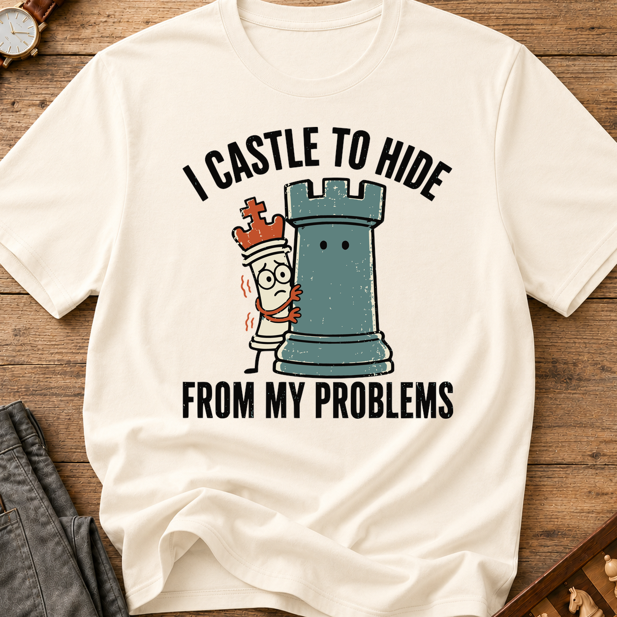 I Castle To Hide From Problems T-Shirt