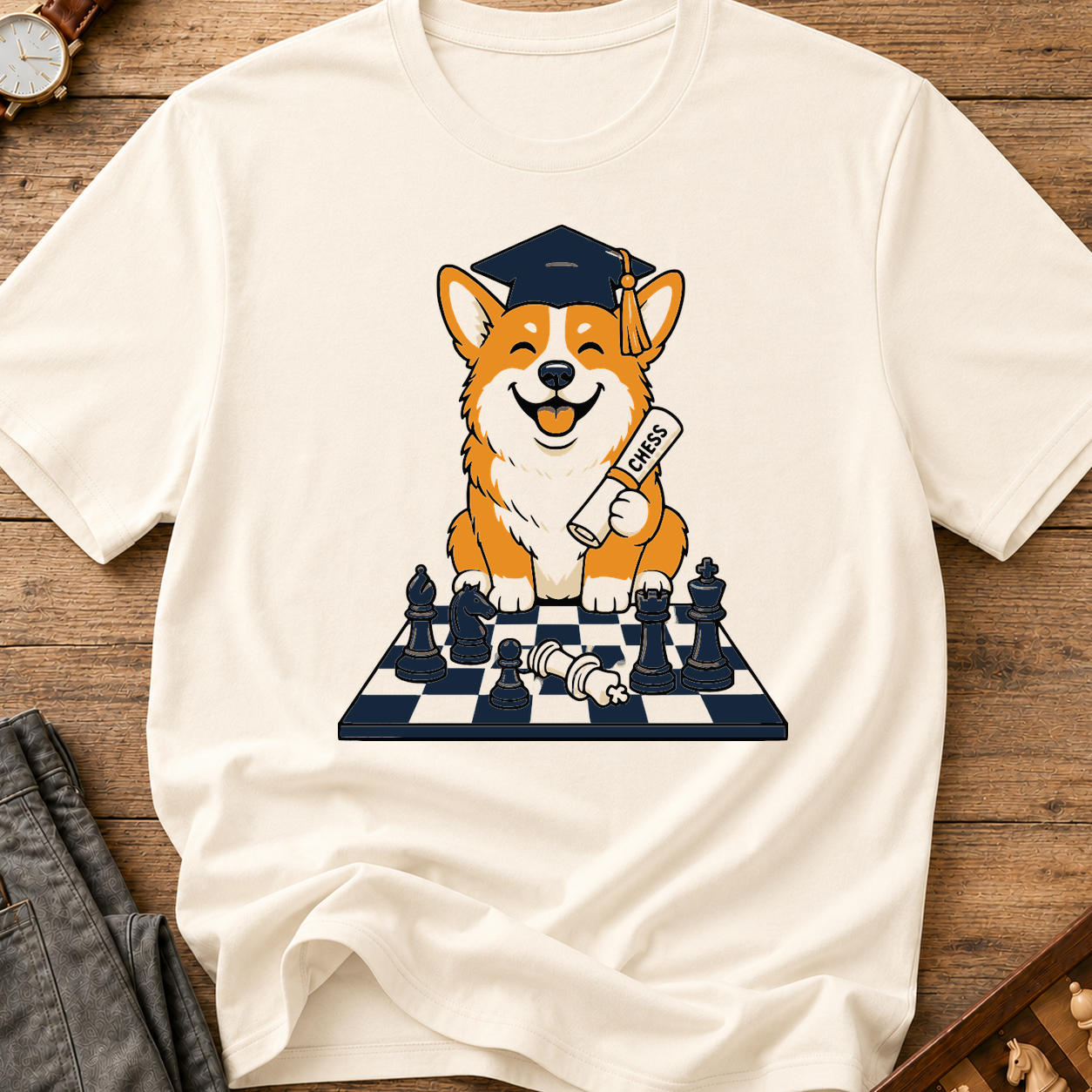 Gangster Corgi T-Shirt