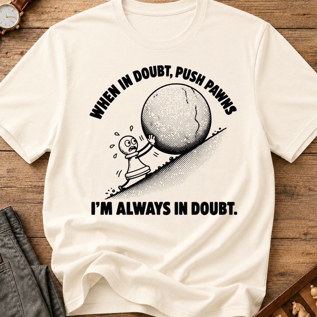 When In Doubt Push Pawns T-Shirt