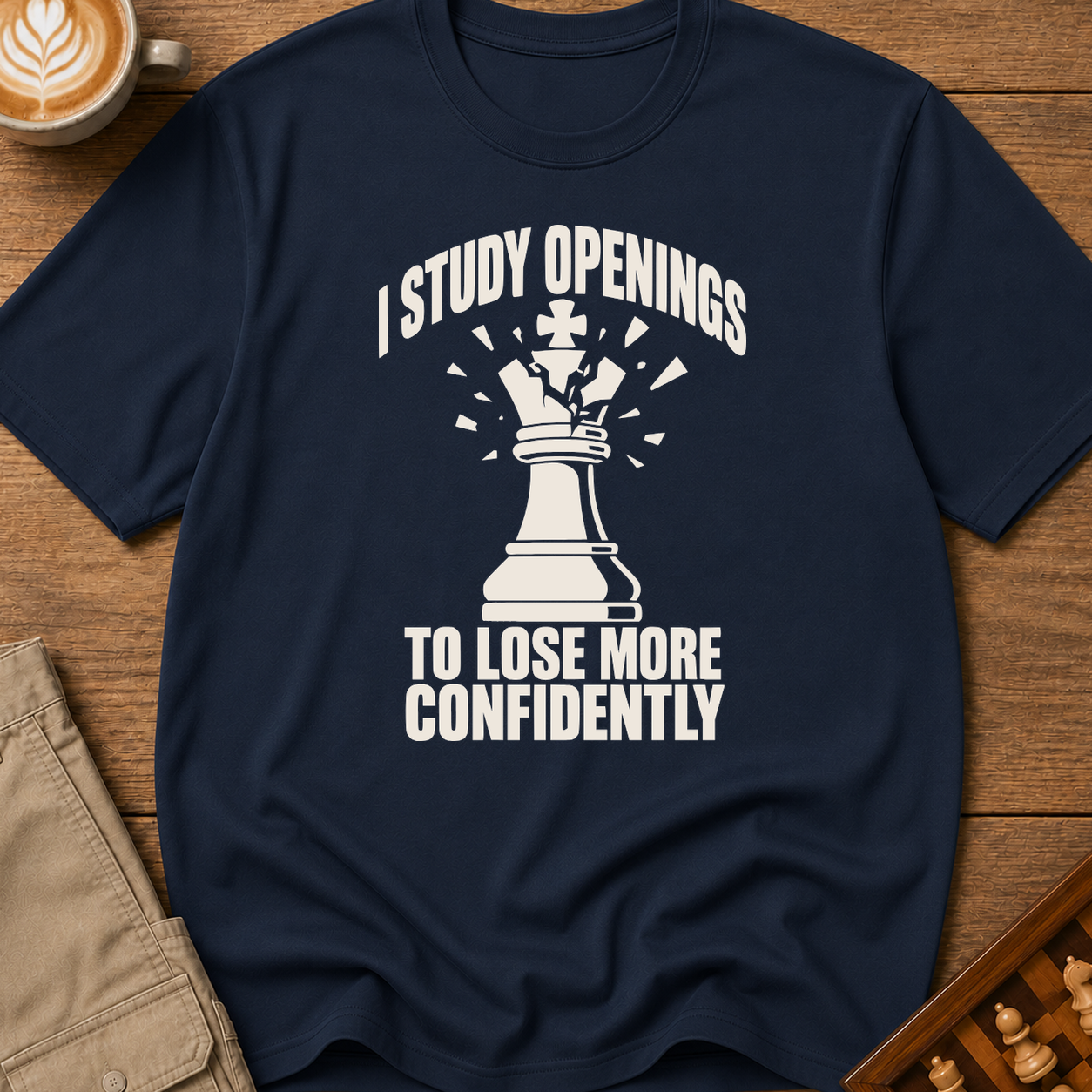 I Study Openings To Lose More Confidently T-Shirt