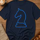 Knight Blue Outline T-Shirt