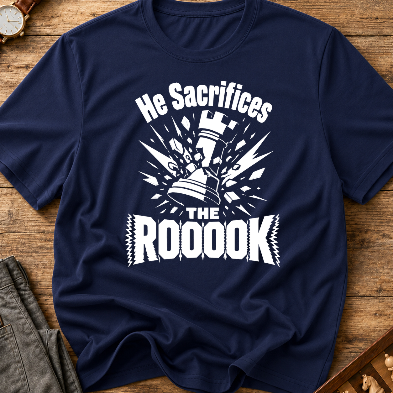 He Sacrifices The Roooook T-Shirt