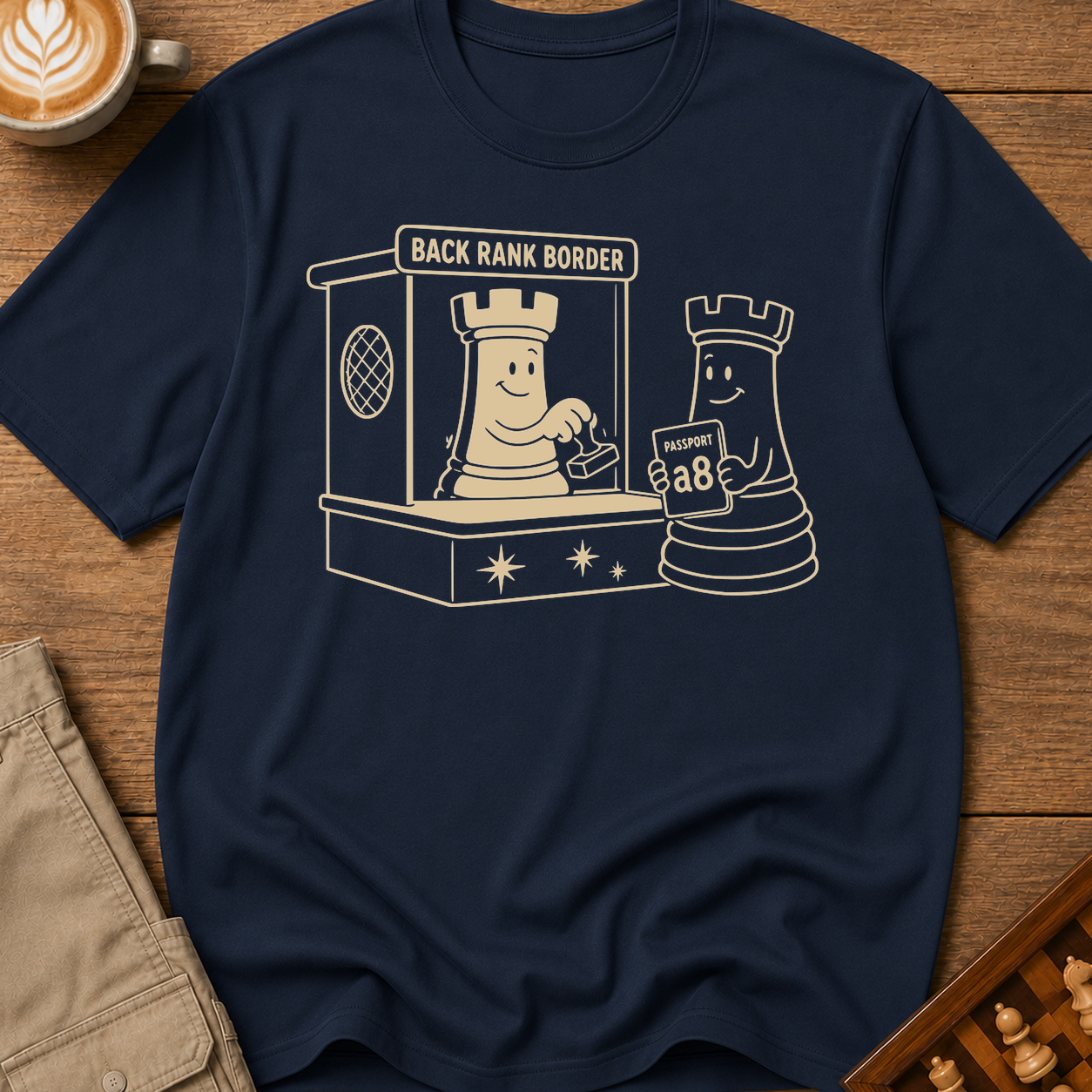 Back Rank Border T-Shirt
