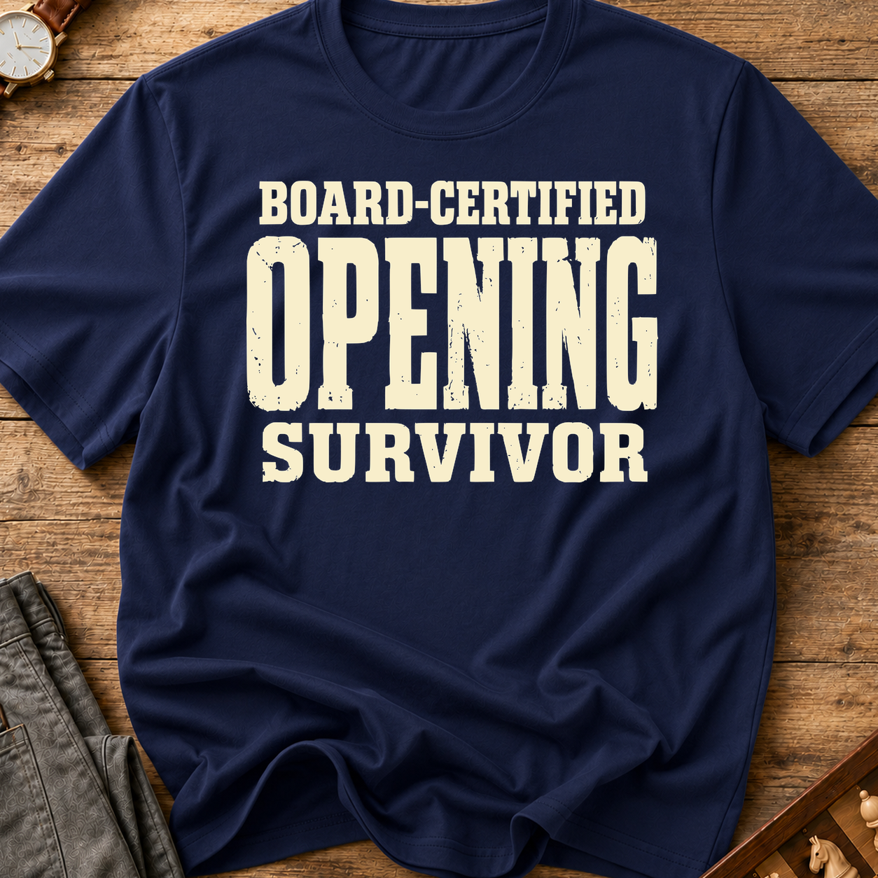 Board-Certified Opening Survivor T-Shirt