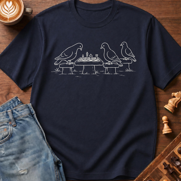 Pigeon Chess Club T-Shirt
