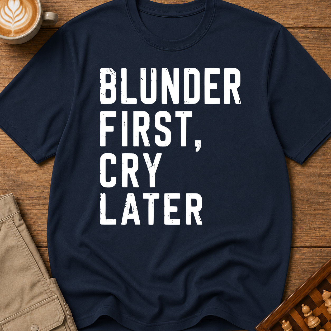 Blunder First Cry Later T-Shirt