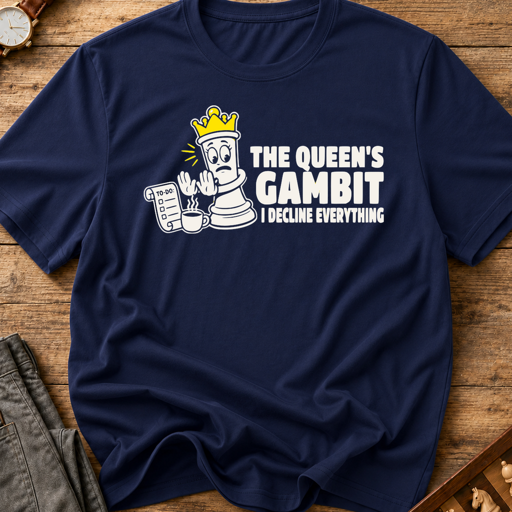 The Queen's Gambit I Decline Everything T-Shirt
