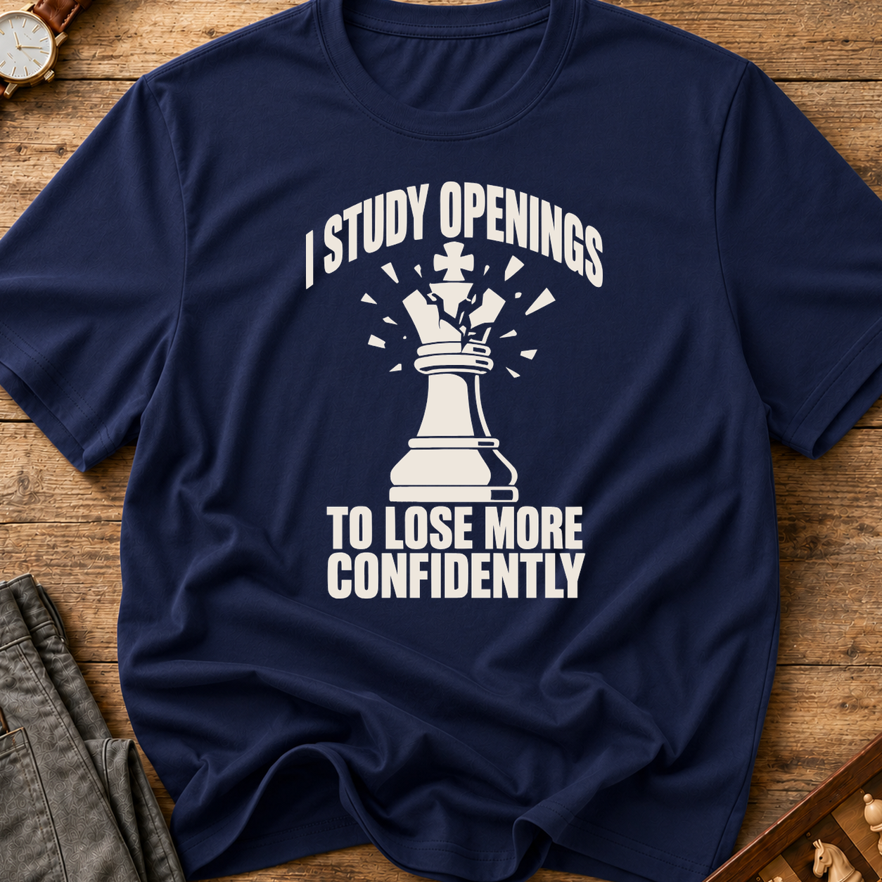 I Study Openings To Lose More Confidently T-Shirt