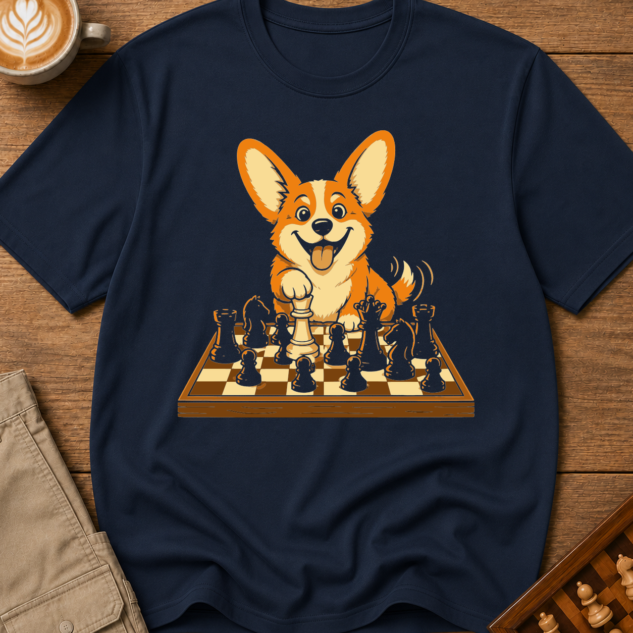 Caped Crusader Corgi T-Shirt