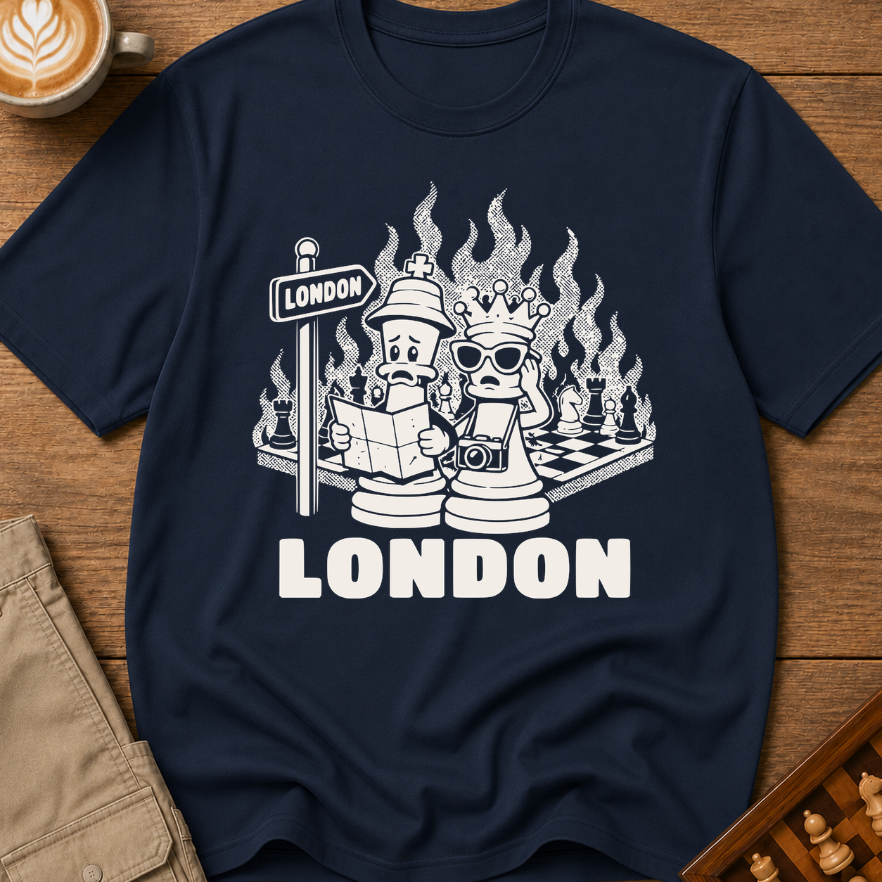 This Is Fine The London T-Shirt