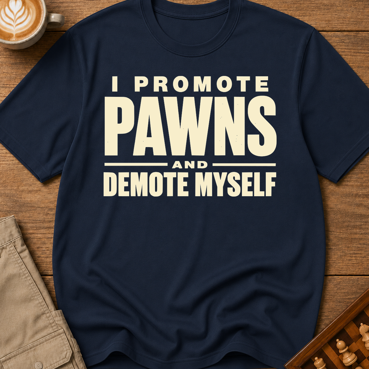 I Promote Pawns Demote Myself T-Shirt