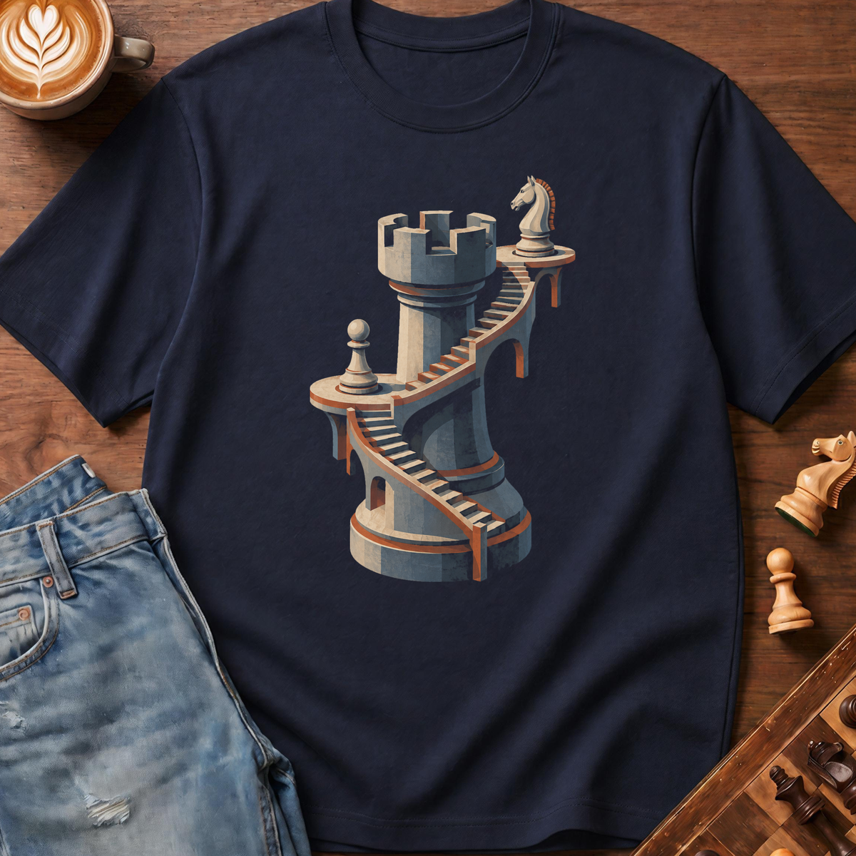 Rook Staircase Theory T-Shirt