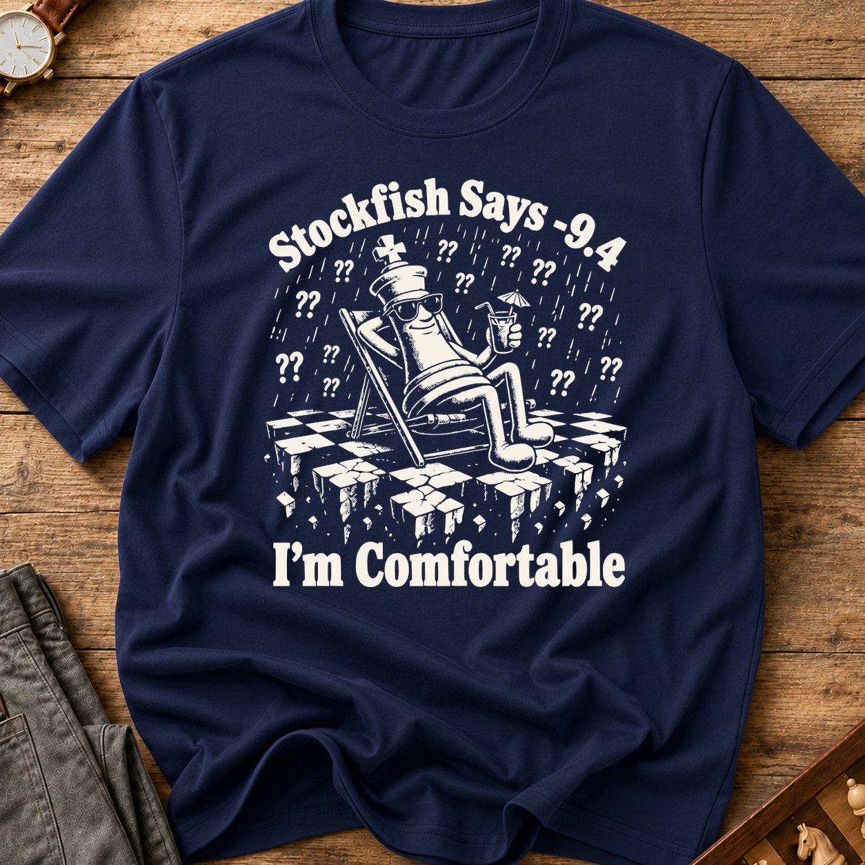 Stockfish Says I'm Comfortable T-Shirt