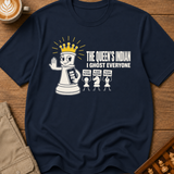The Queen's Indian I Ghost Everyone T-Shirt