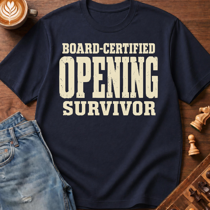 Board-Certified Opening Survivor T-Shirt