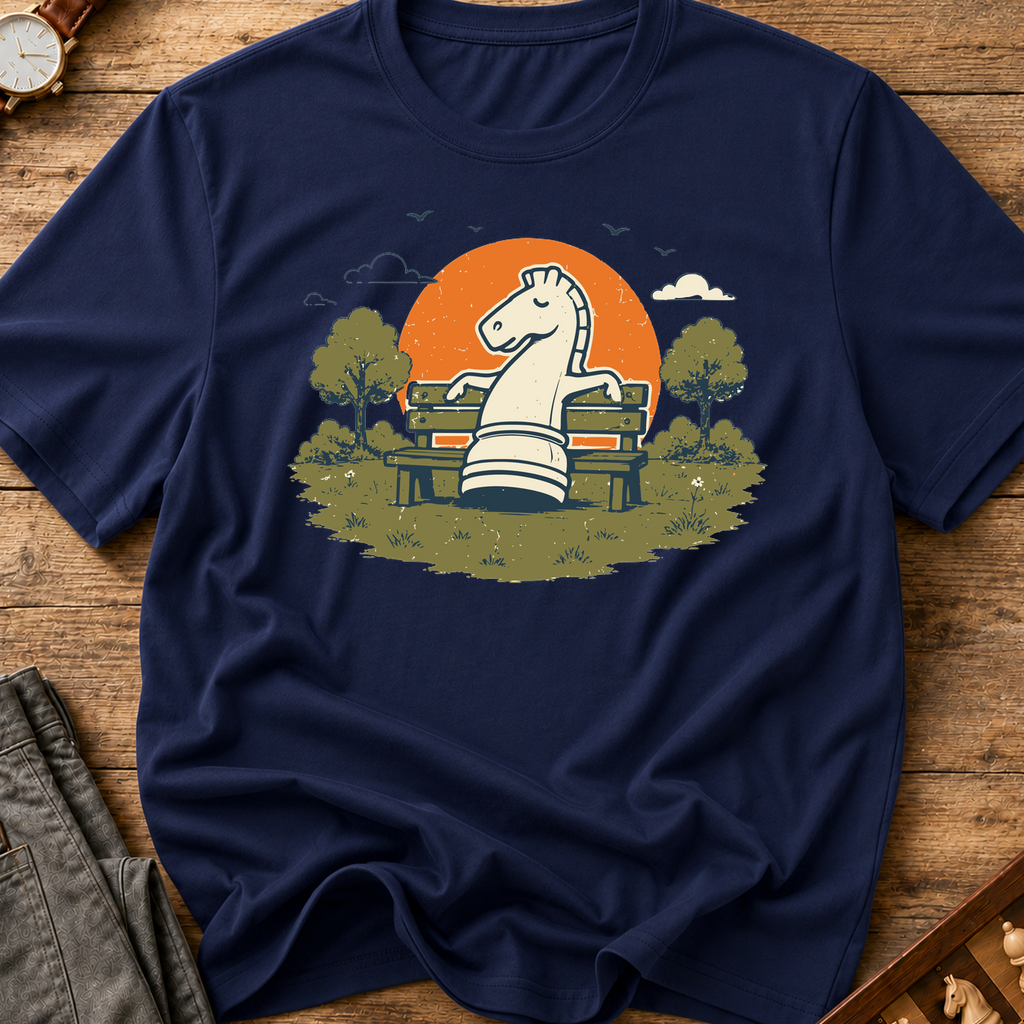 Knight On A Park Bench T-Shirt