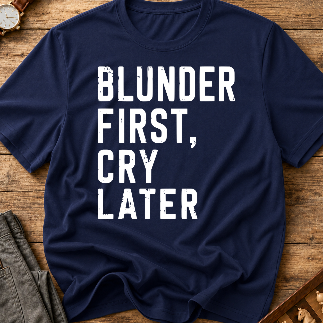 Blunder First Cry Later T-Shirt