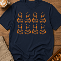 Pawns Orange Minimal T-Shirt