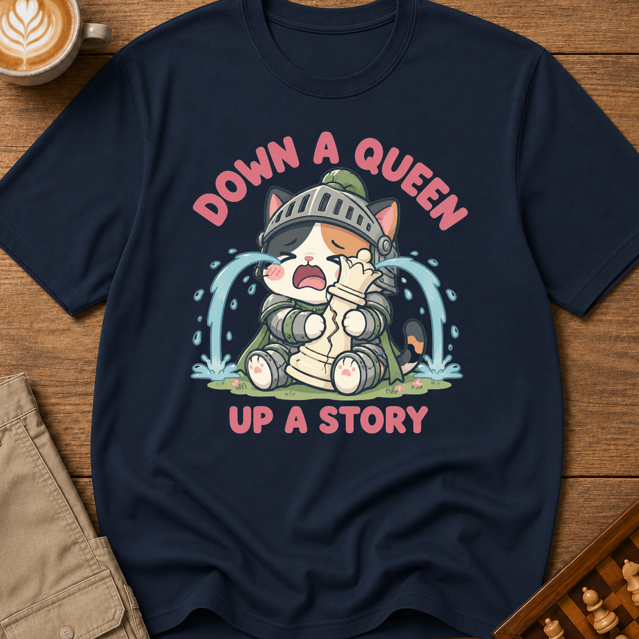 Down a Queen Up a Story T-Shirt