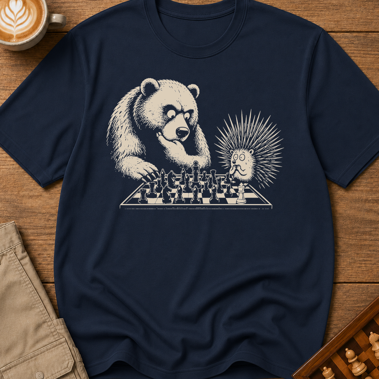 Bear At The Board T-Shirt