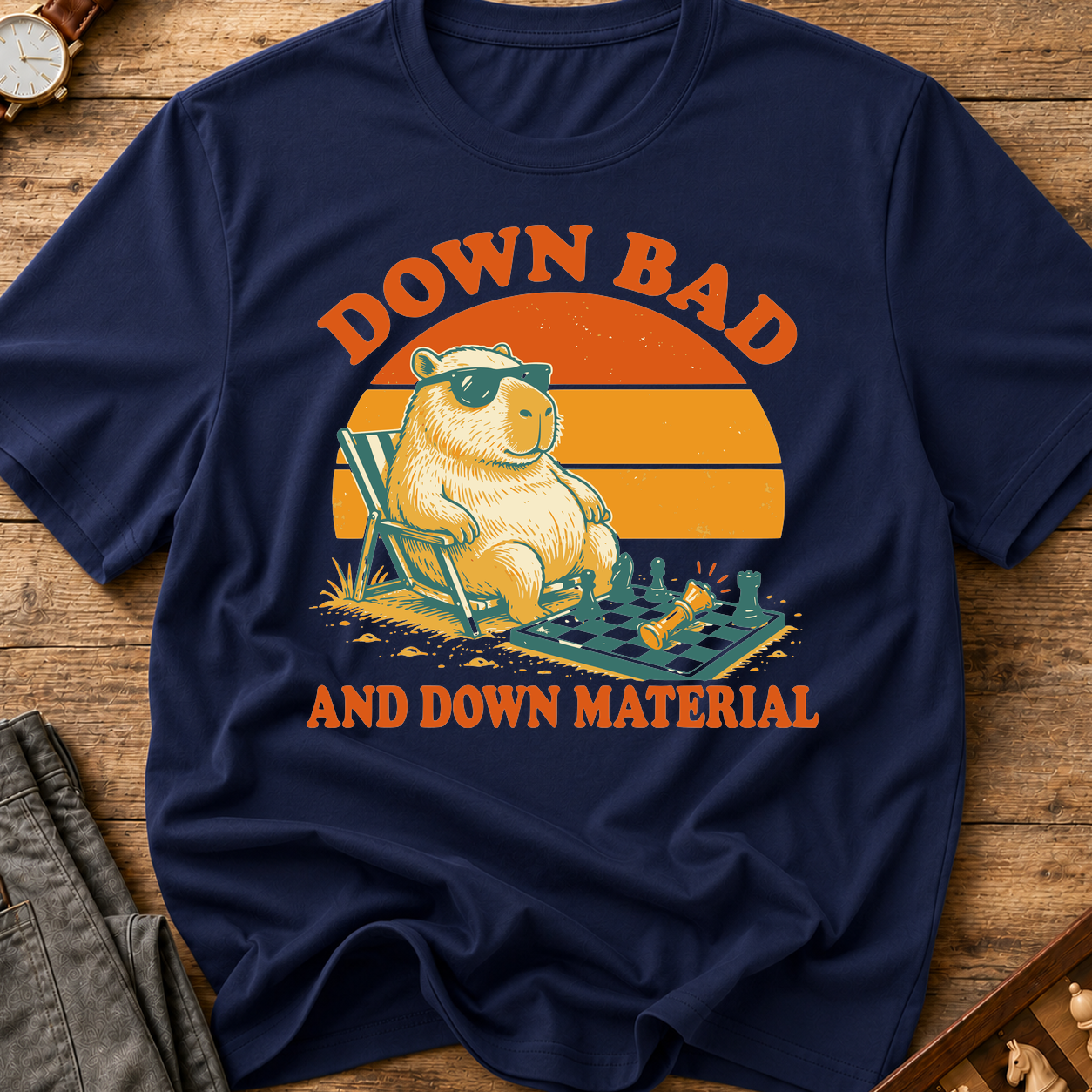 Down Bad And Down Material T-Shirt