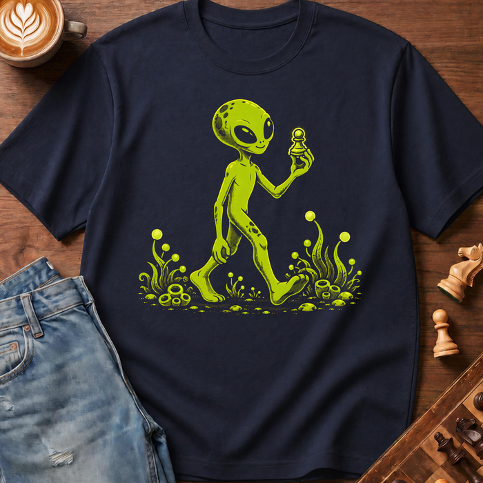 Alien Chess Player T-Shirt