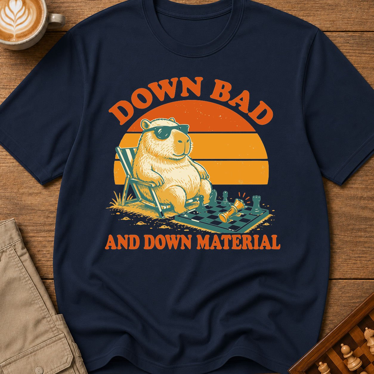 Down Bad And Down Material T-Shirt