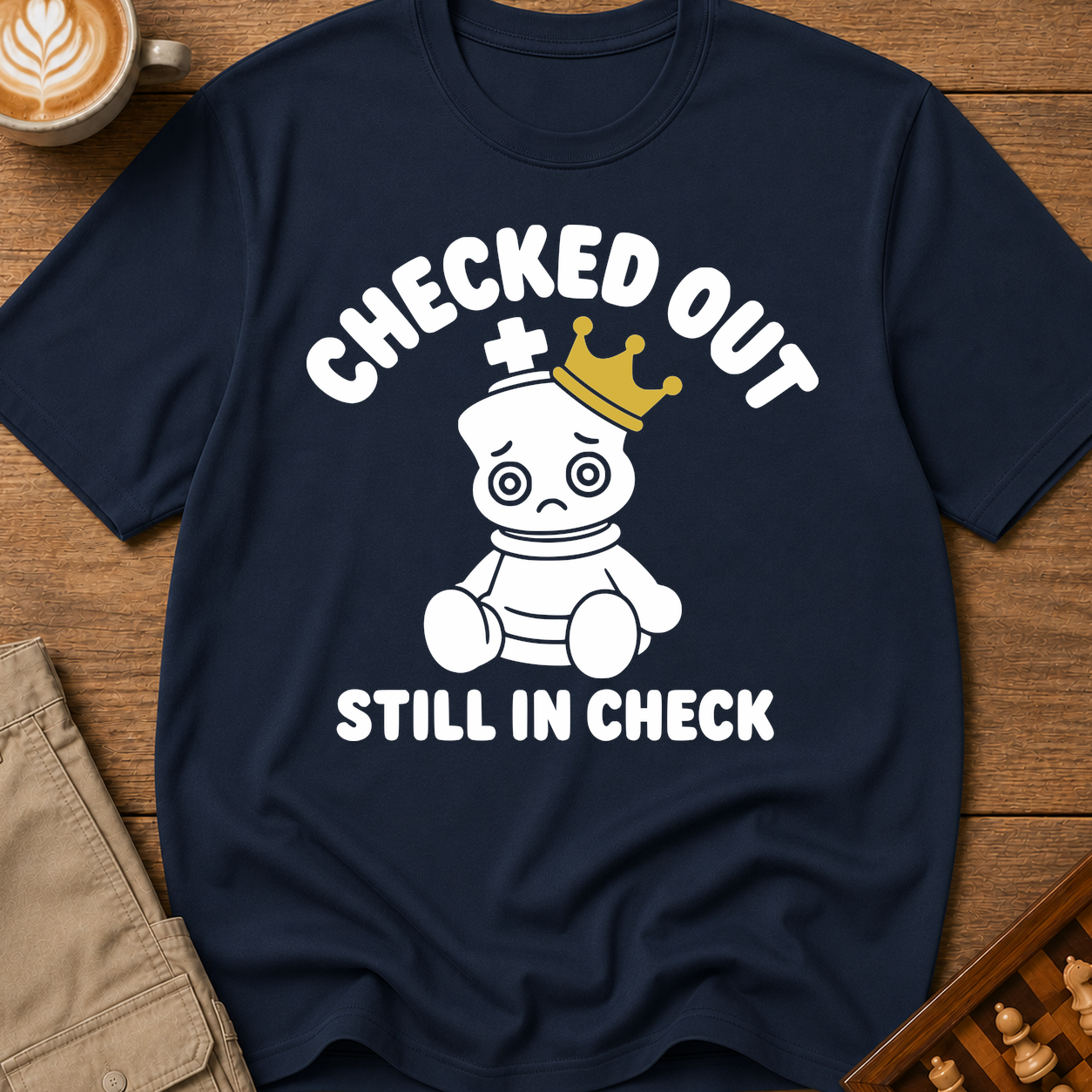 Checked Out Still In Check T-Shirt