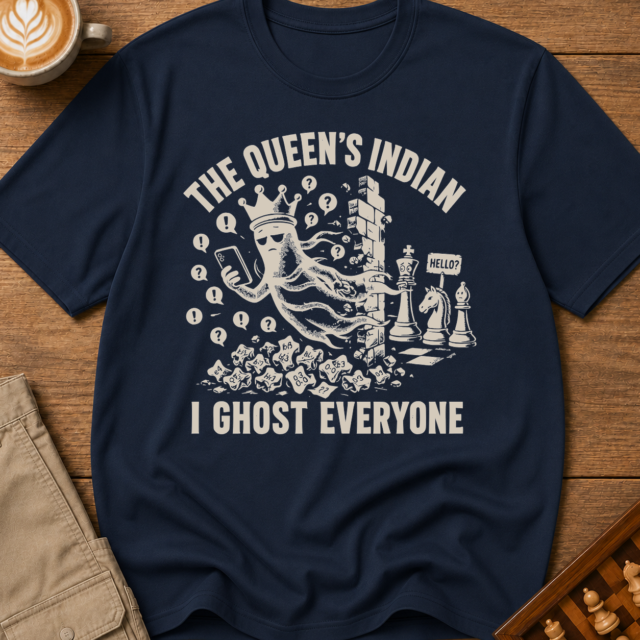 The Queen's Indian I Ghost Everyone II T-Shirt