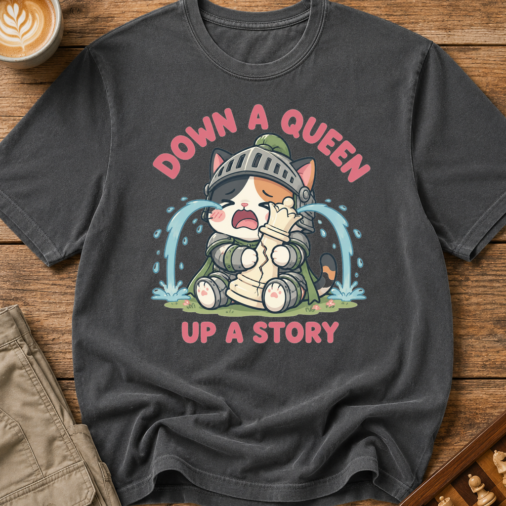 Down a Queen Up a Story T-Shirt