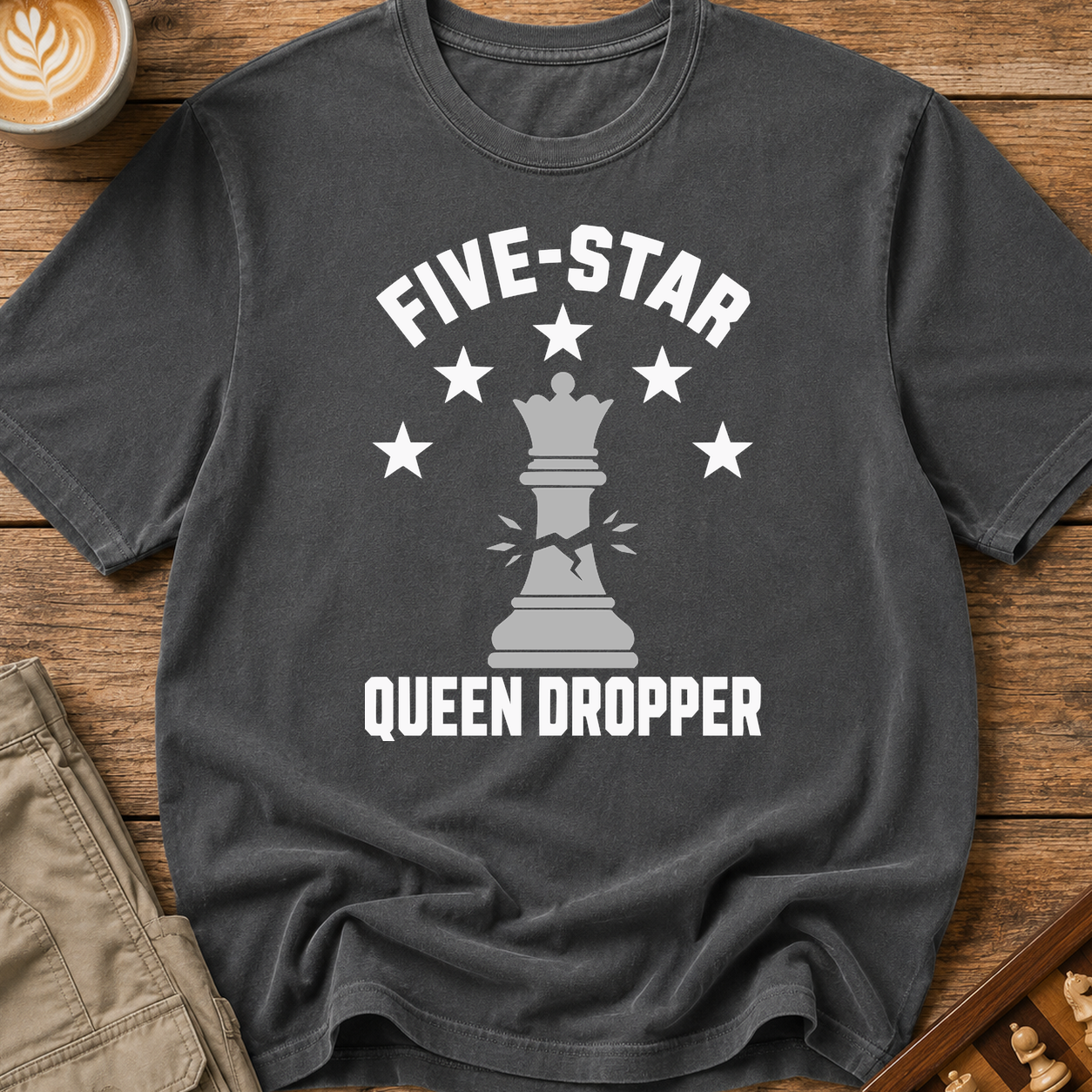 Five-Star Queen Dropper T-Shirt