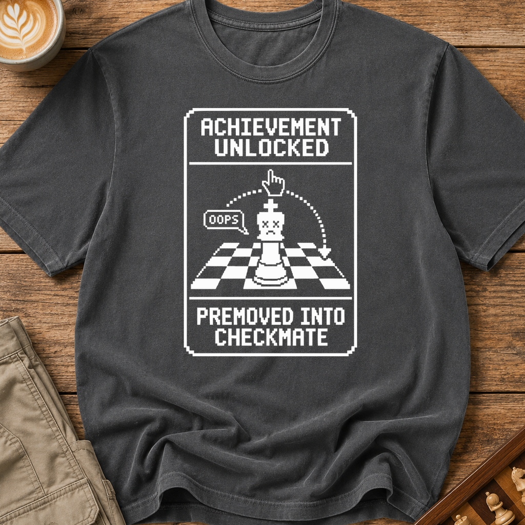 Achievement Unlocked Promoted Into Checkmate T-Shirt