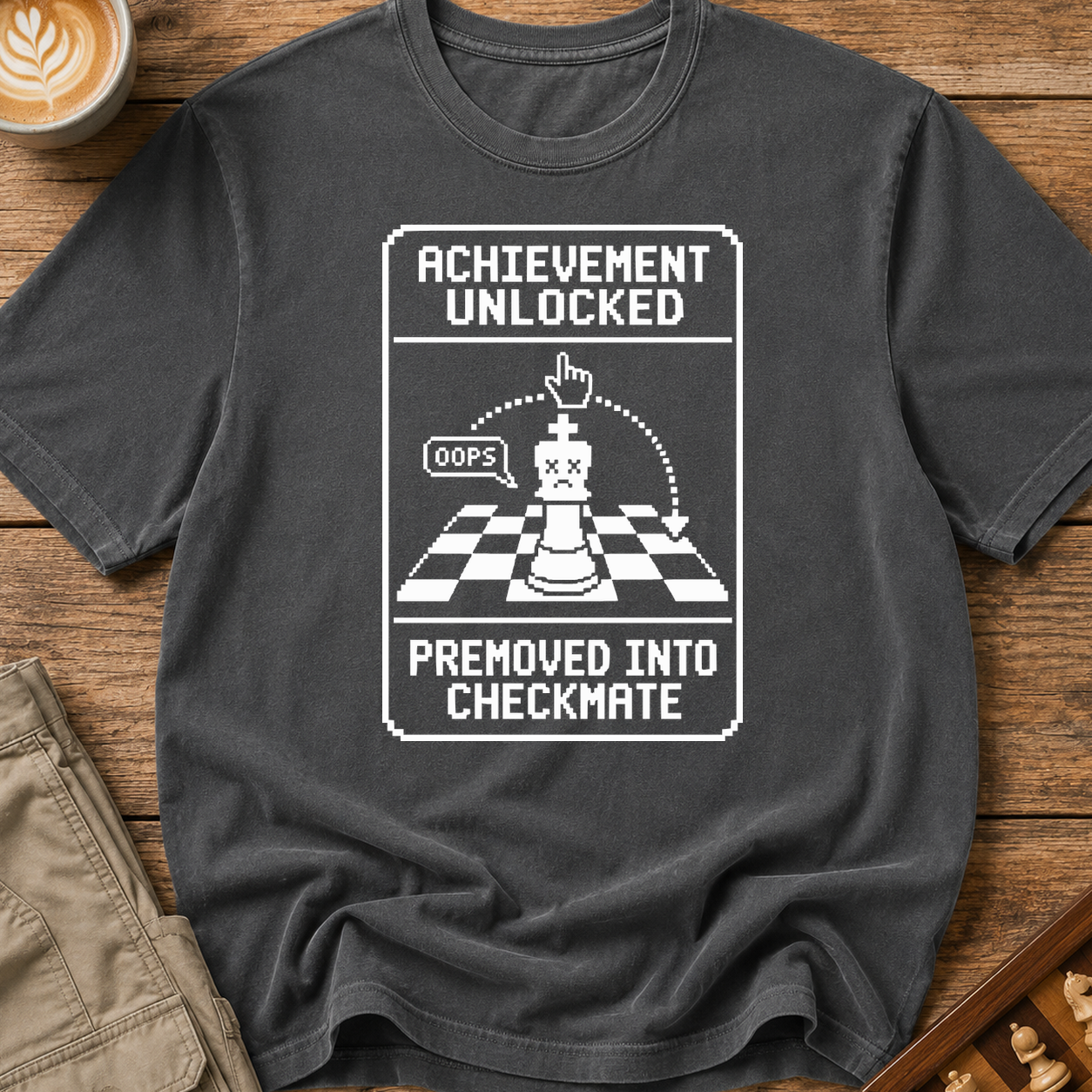 Achievement Unlocked Promoted Into Checkmate T-Shirt