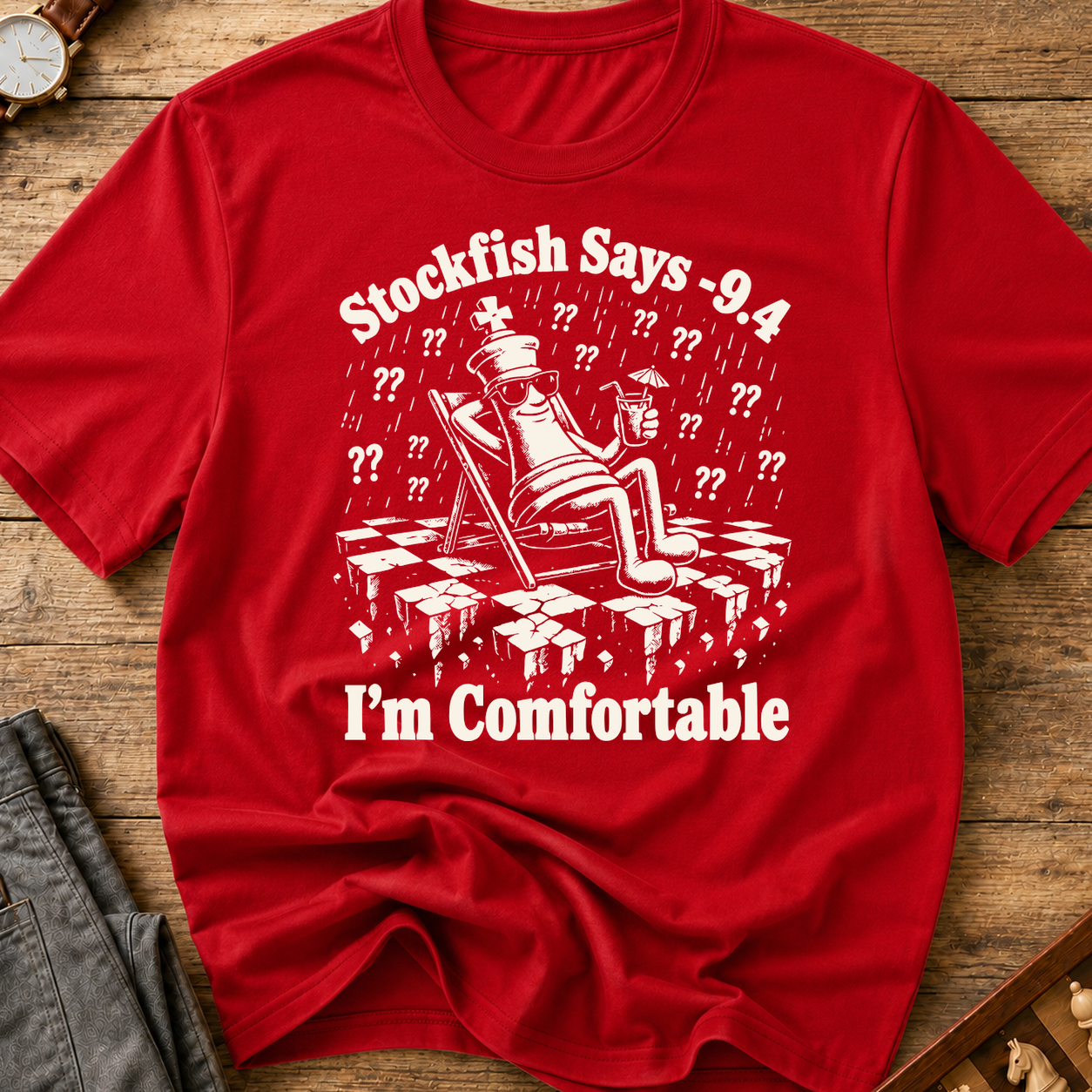 Stockfish Says I'm Comfortable T-Shirt