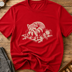 Raccoon At The Board T-Shirt