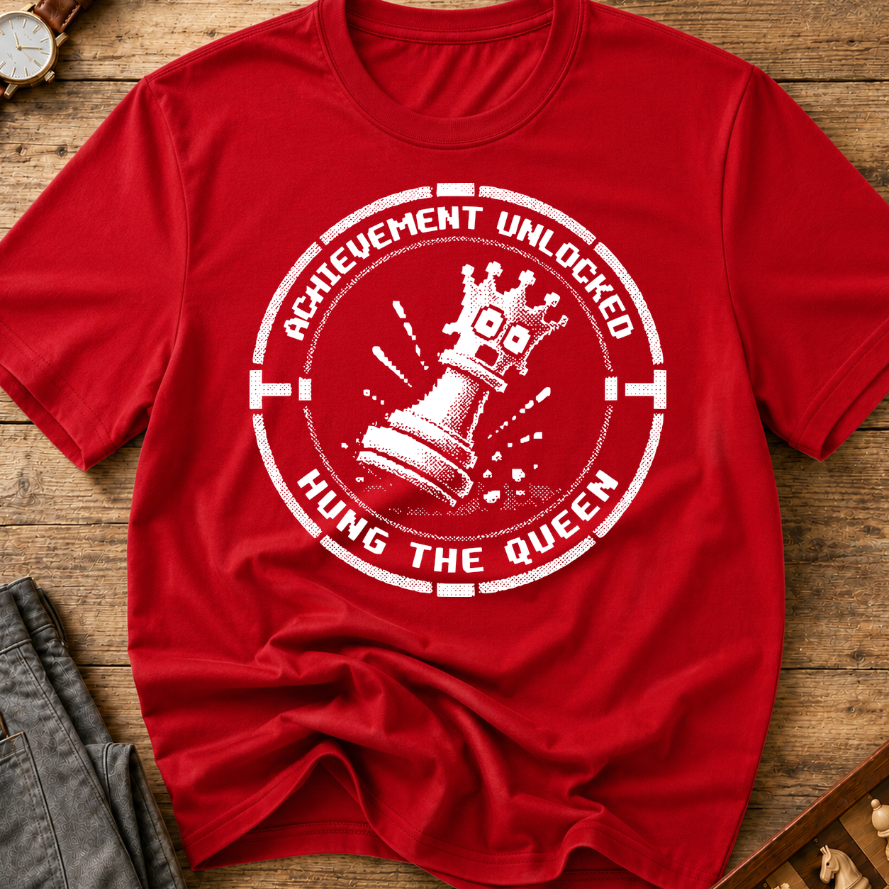 Achievement Unlocked Hung The Queen T-Shirt