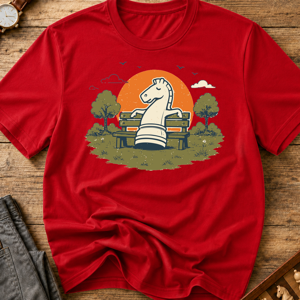 Knight On A Park Bench T-Shirt
