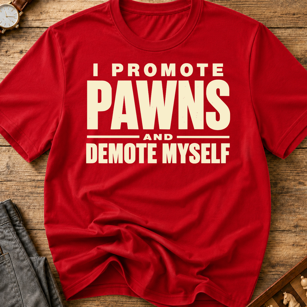 I Promote Pawns Demote Myself T-Shirt