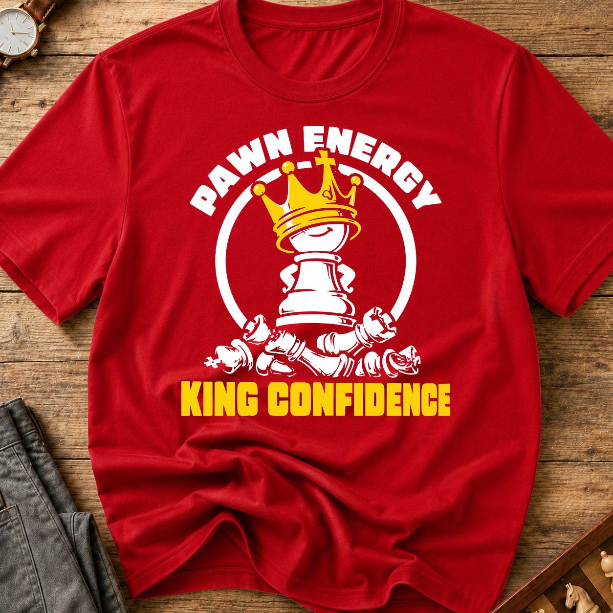 Pawn Energy King Confidence T-Shirt