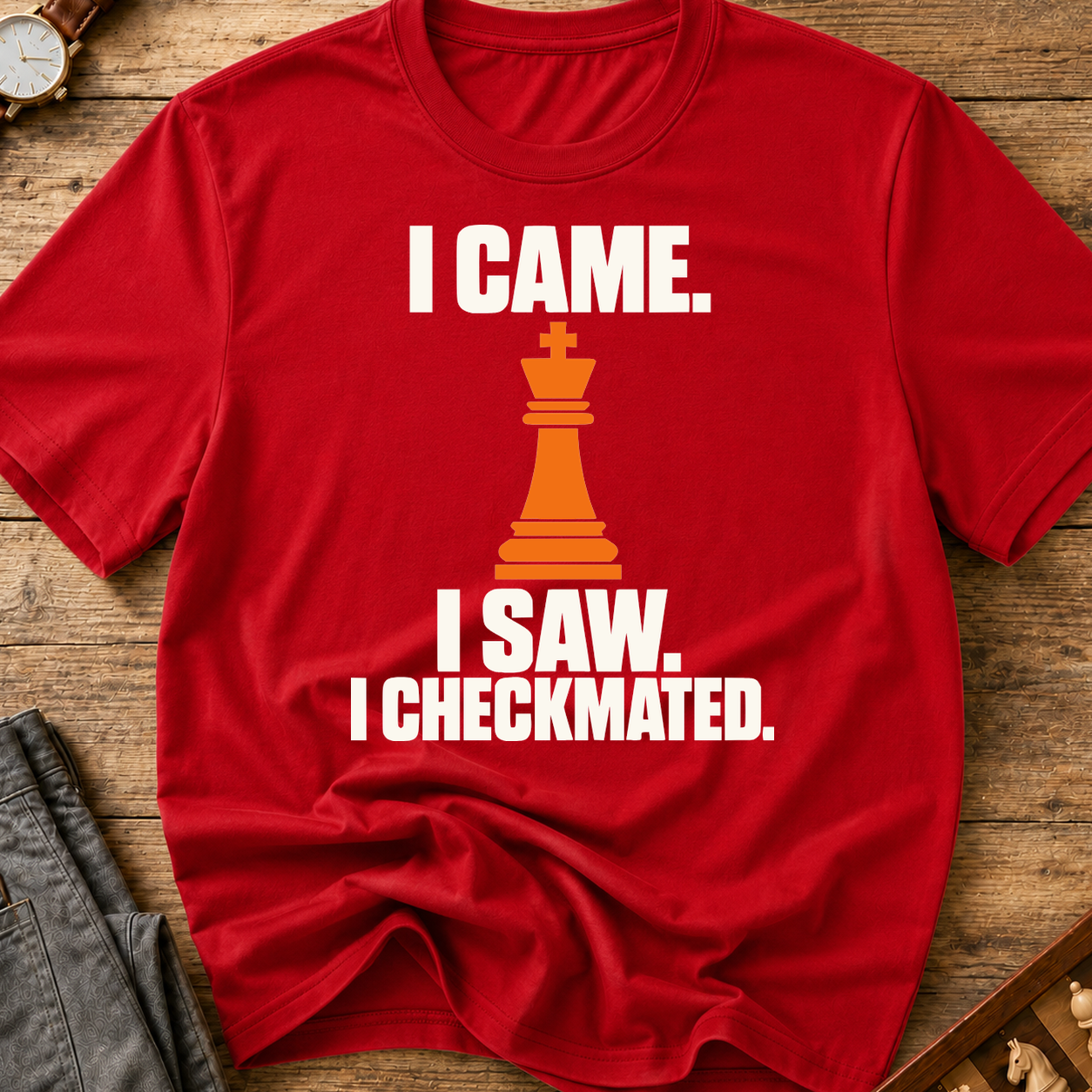 I Came I Saw I Checkmated T-Shirt