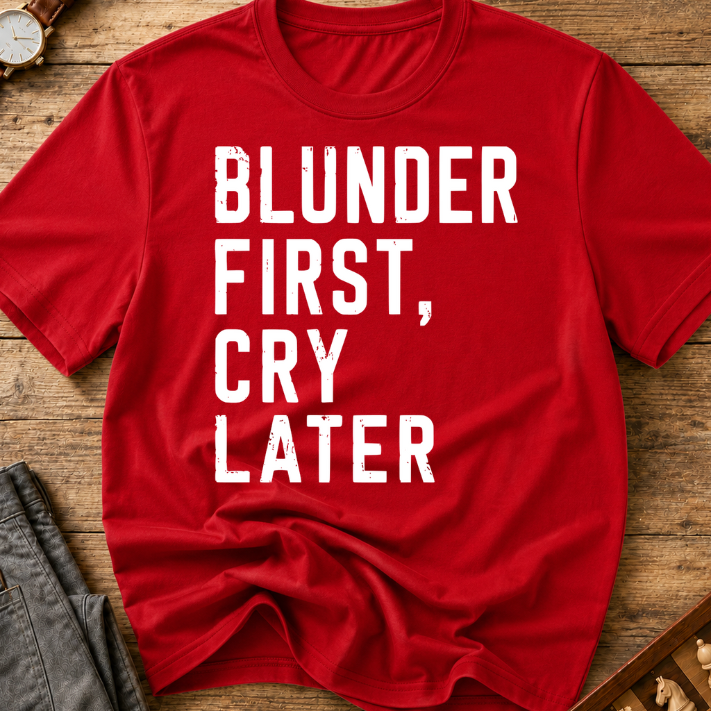 Blunder First Cry Later T-Shirt