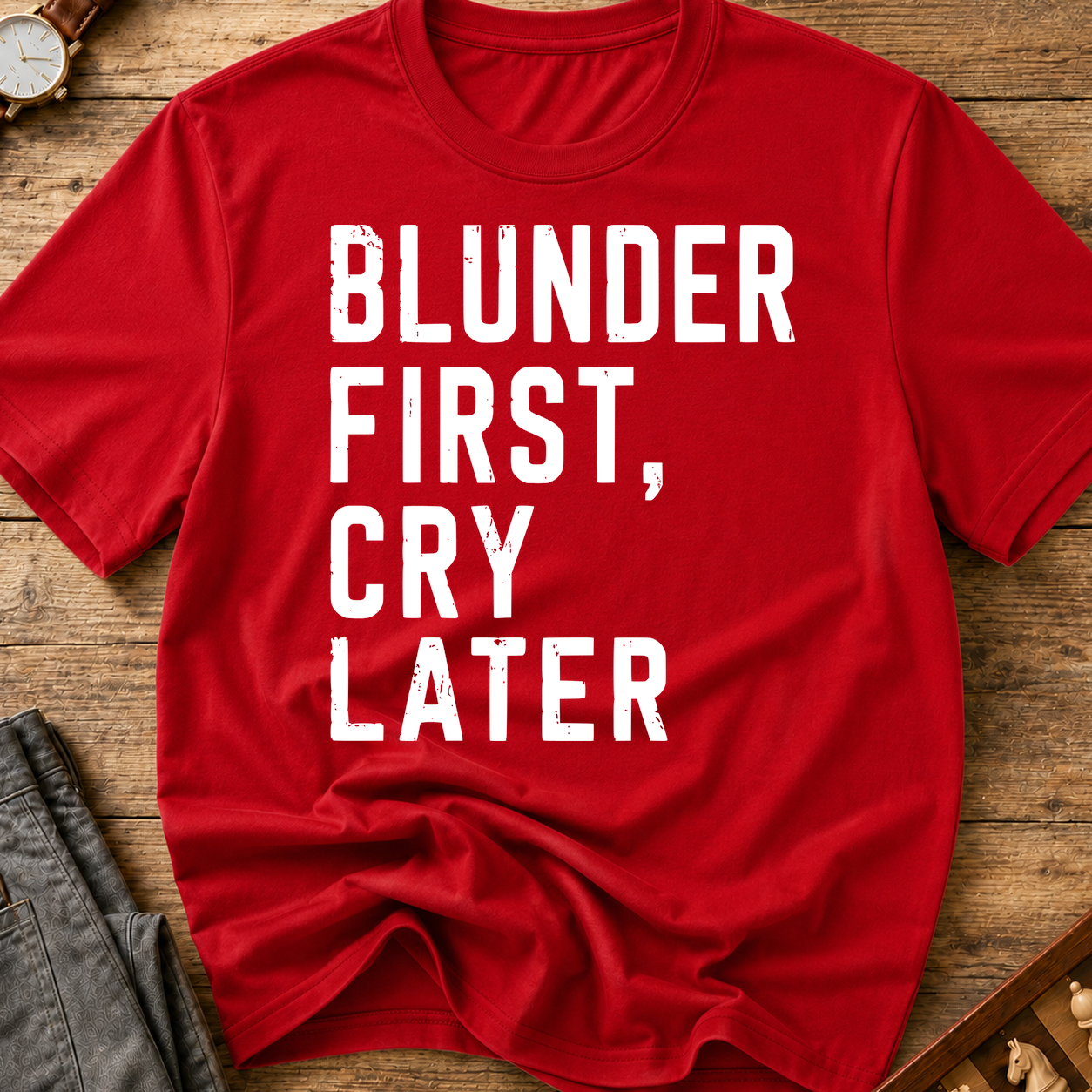 Blunder First Cry Later T-Shirt