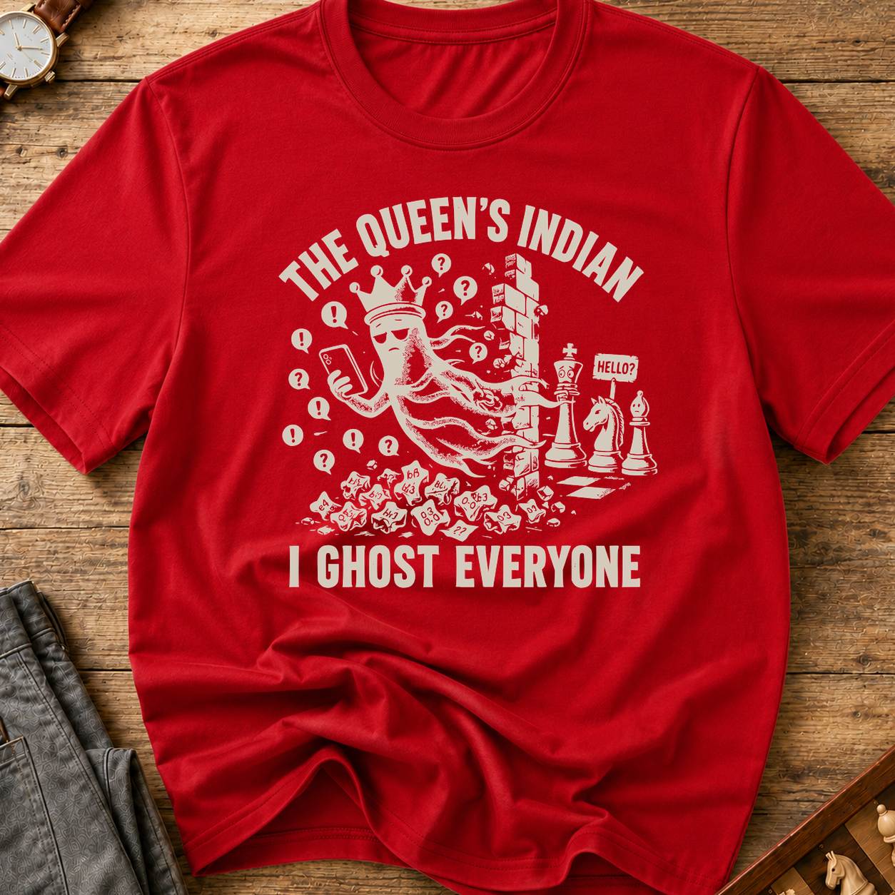 The Queen's Indian I Ghost Everyone II T-Shirt