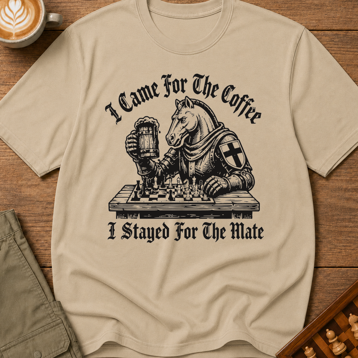Came for the Coffee Stayed for the Mate T-Shirt