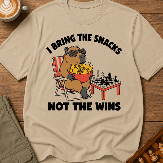 I Bring The Snacks Not The Wins T-Shirt